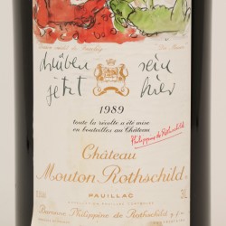 (300 cl) Château Mouton Rothschild - Pauillac - 1er Cru Grand Classé - 1989.