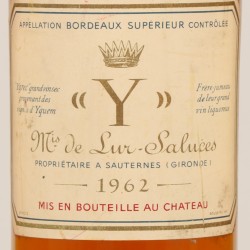 (3x) Château d'Yquem Lur-Saluces "Y" (Ygrec)- 1962.