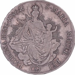 Hungary. Joseph II. ½ Taler. 1786 A.