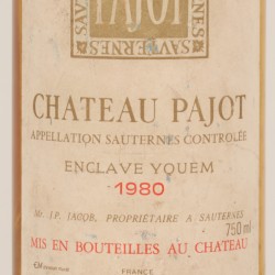 Château Pajot - Enclave Yquem - 1980.