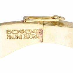 Geelgouden Lapponia design collier - 14 kt.