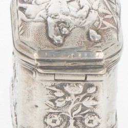 Loderein doosje (Amsterdam 1788) zilver.