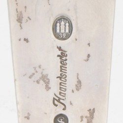 Taartschep zilver.