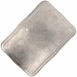 Dienblad zilver.