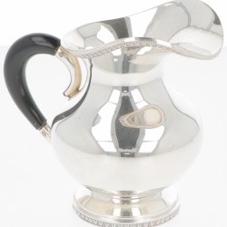 (2) delig roomstel zilver.