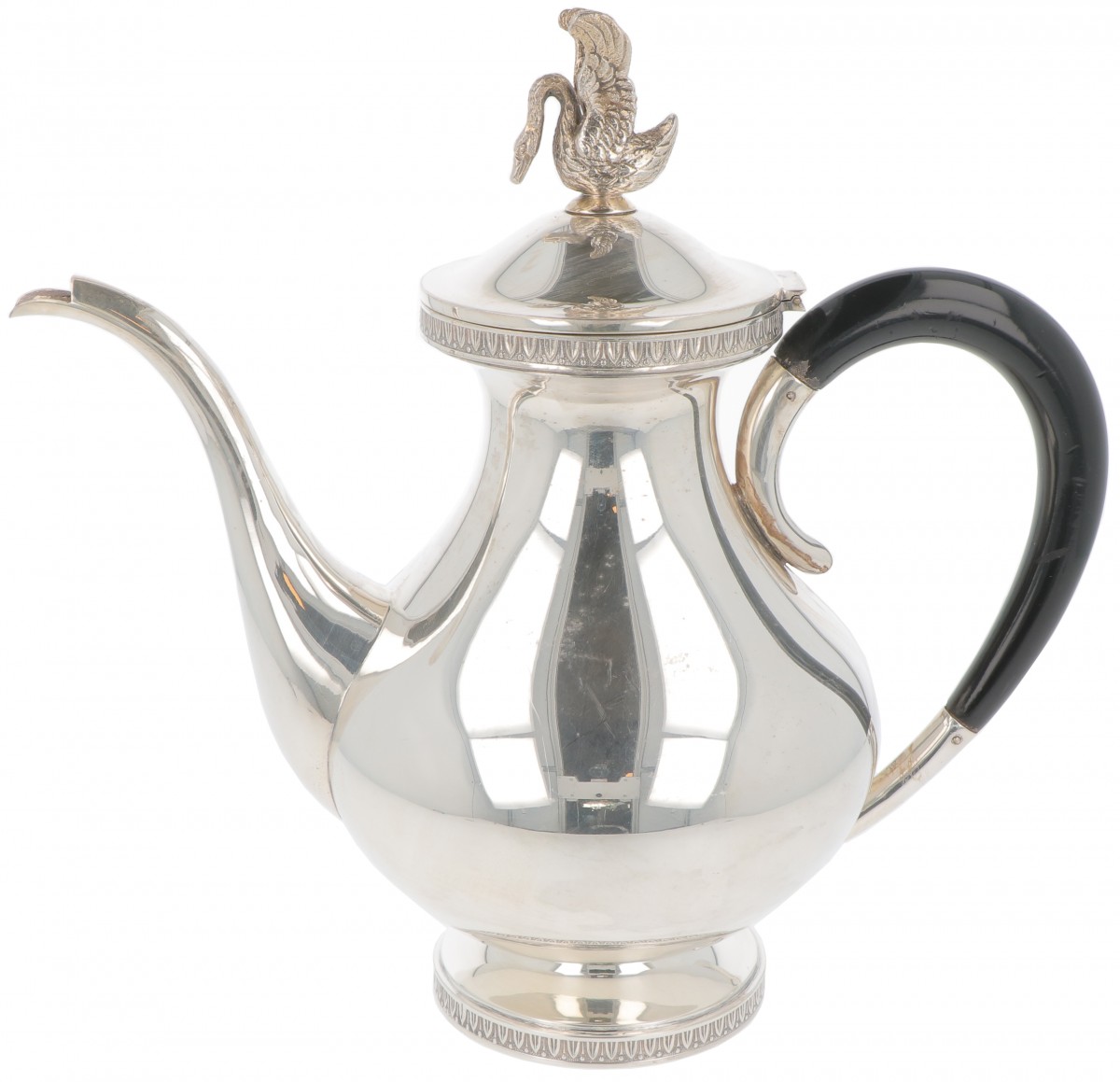 Koffiepot zilver.