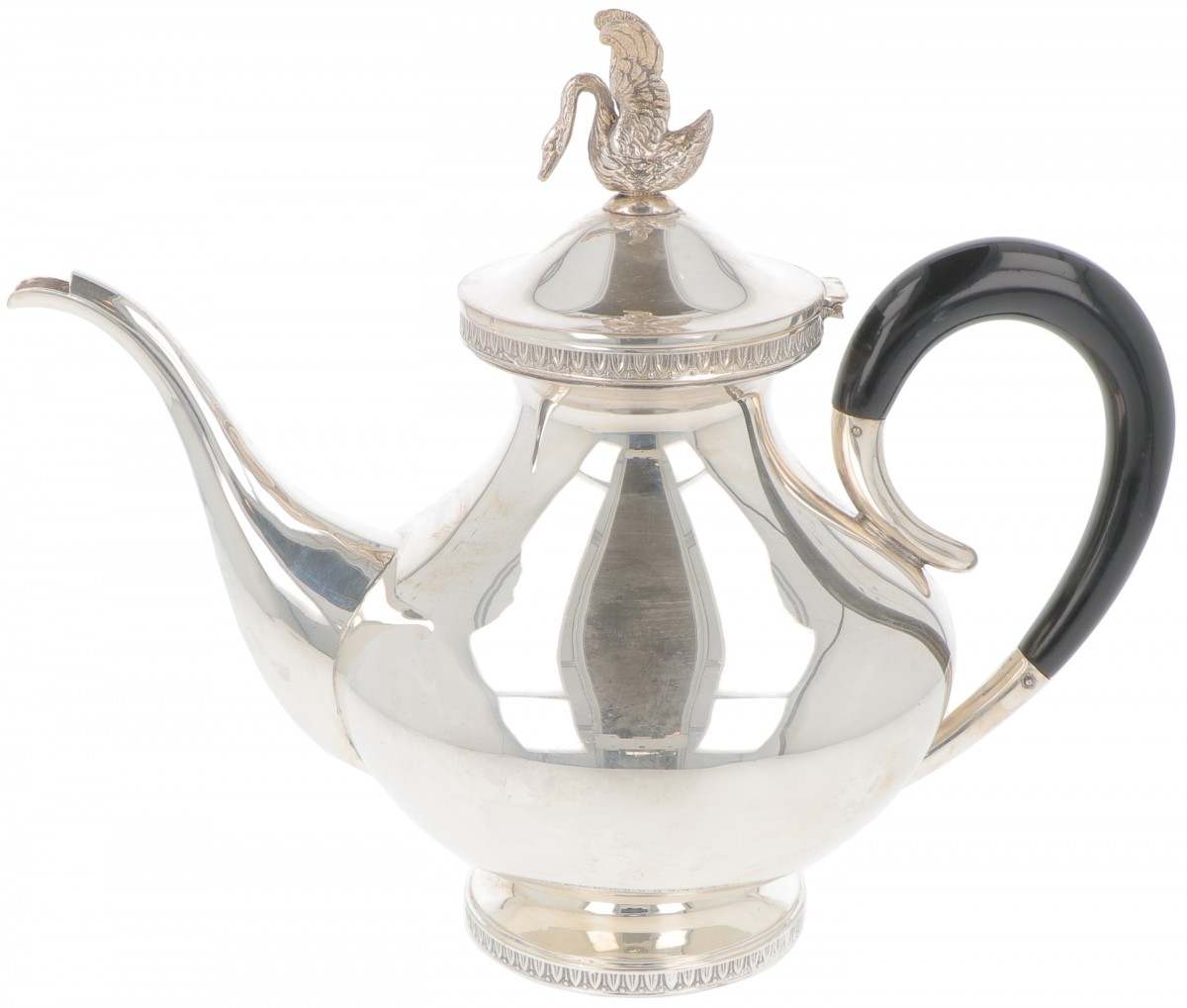 Theepot zilver.