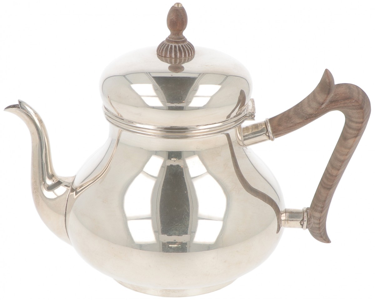 Theepot zilver.