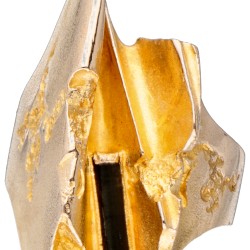 14 kt. Geelgouden 'Tourmaline River' ring door Finse designer Björn Weckström voor Lapponia.