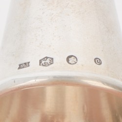 Kaarsendover zilver.