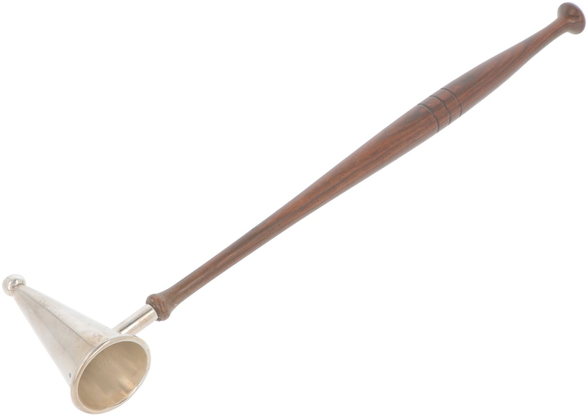 Kaarsendover zilver.