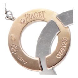 18 kt. Bicolor gouden Piaget 'Possession' collier bezet met ca. 0.44 ct. diamant.