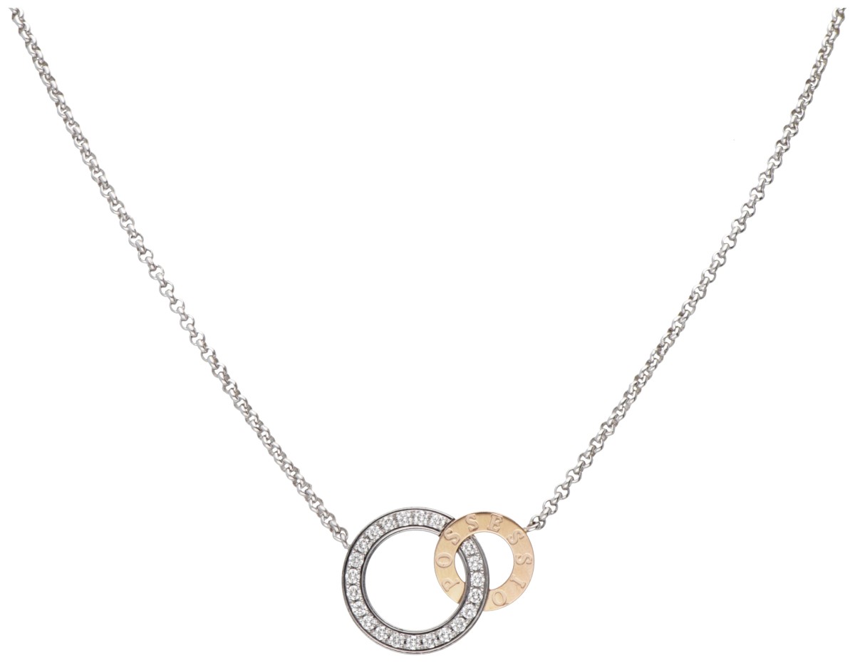 18 kt. Bicolor gouden Piaget 'Possession' collier bezet met ca. 0.44 ct. diamant.