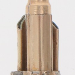 Schuifpotlood / Kroontjespen zilver.