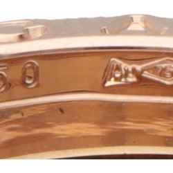 Bvlgari 'B.zero1' 18 kt. roségouden 4-band ring.