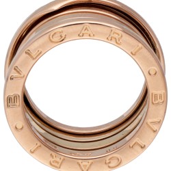 Bvlgari 'B.zero1' 18 kt. roségouden 4-band ring.