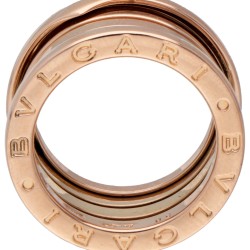 Bvlgari 'B.zero1' 18 kt. roségouden 4-band ring.