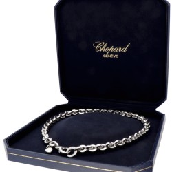 Chopard 'Les Chaines' 18 kt. witgouden collier.