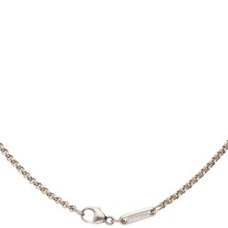 Chopard 'Happy Diamond' 18 kt. witgouden collier en hanger bezet met ca. 0.15 ct. diamant.