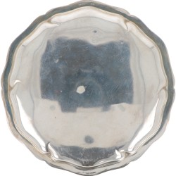 Dienblad zilver.