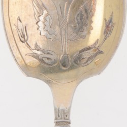 (12) delige set bestekdelen zilver.