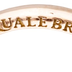 Pasquale Bruni 'Bon Ton' 18 kt. roségouden ring bezet met bergkristal en diamant.