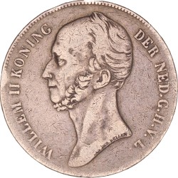 2½ Gulden. Willem II. 1842. Fraai / Zeer Fraai.