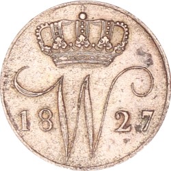 5 Cent. Willem I. 1827 U. Prachtig -.