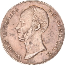 2½ Gulden. Willem II. 1849. Zeer Fraai +.