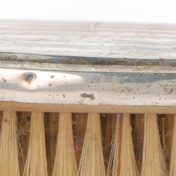 (3) delige kaptafel set zilver.