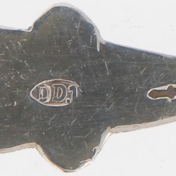 (6) delig lot koffielepels zilver.