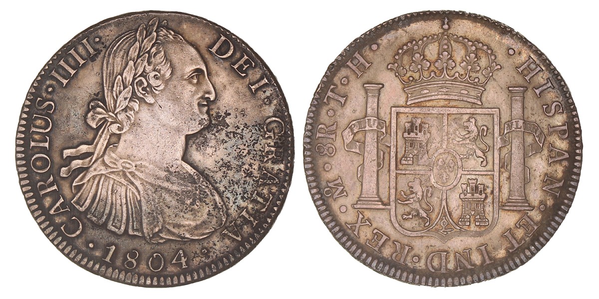 Mexico. Spanish colony. Charles IV. 8 Reales. 1804 TH.