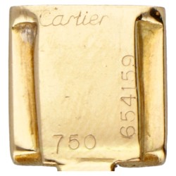 Cartier 'Maillon Panthère' 18 kt. geelgouden armband bezet met ca. 1.20 ct. diamant.