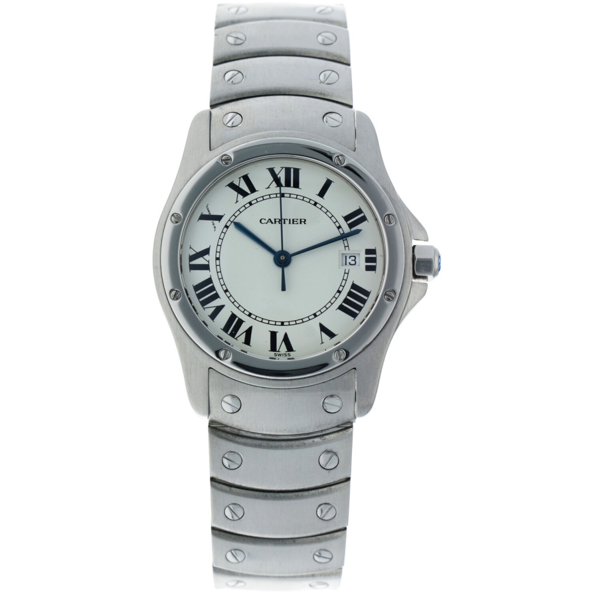 Cartier Santos Ronde 1561.1 - Dames polshorloge - ca. 2000.