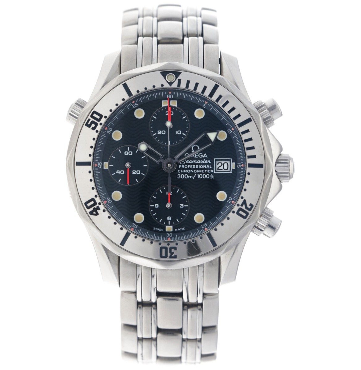 Omega Seamaster Professional Diver Chronograph 25988000 - Heren polshorloge - ca. 1984.