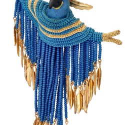 'Peace Parrot' broche door kunstenaar Felieke van der Leest, 2011.