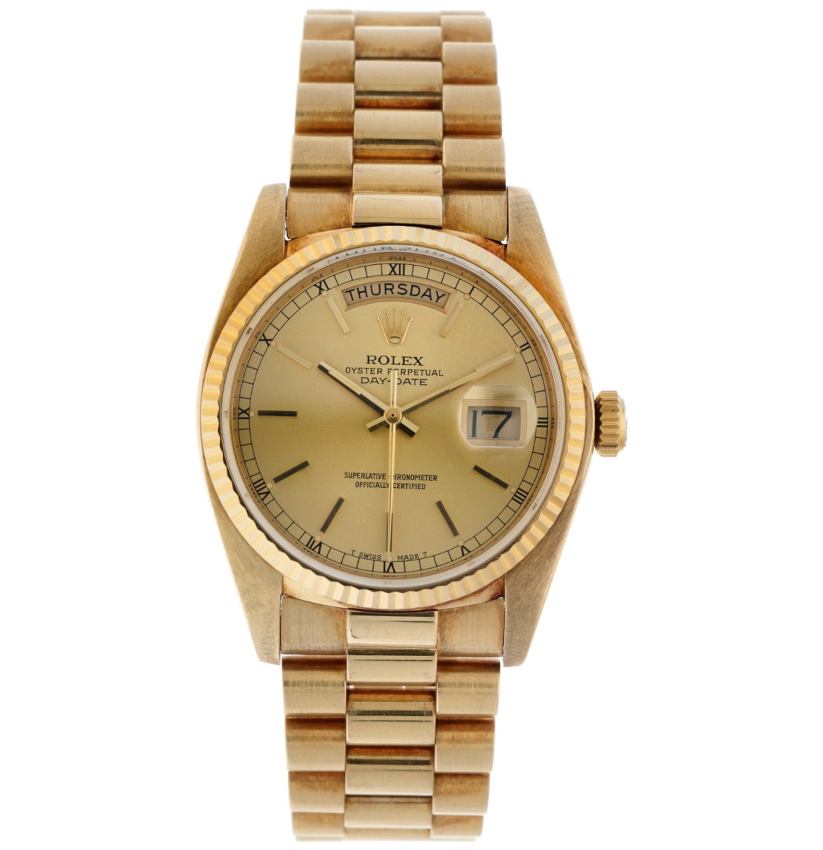 Rolex Day-Date 18038 - Heren polshorloge - 1984.