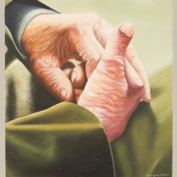 Clemente SEGRERA (B. 1951), "Las Manos de Fidel".