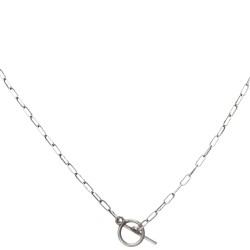 Sterling zilveren collier met no.97 'Robin in a Heart' hanger door Arno Malinowski voor Georg Jensen.