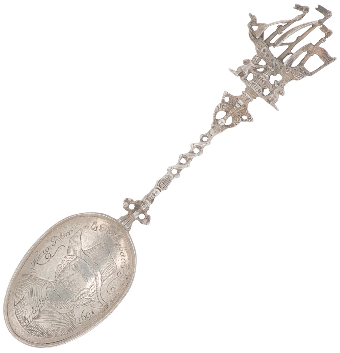 Gelegenheidslepel zilver.
