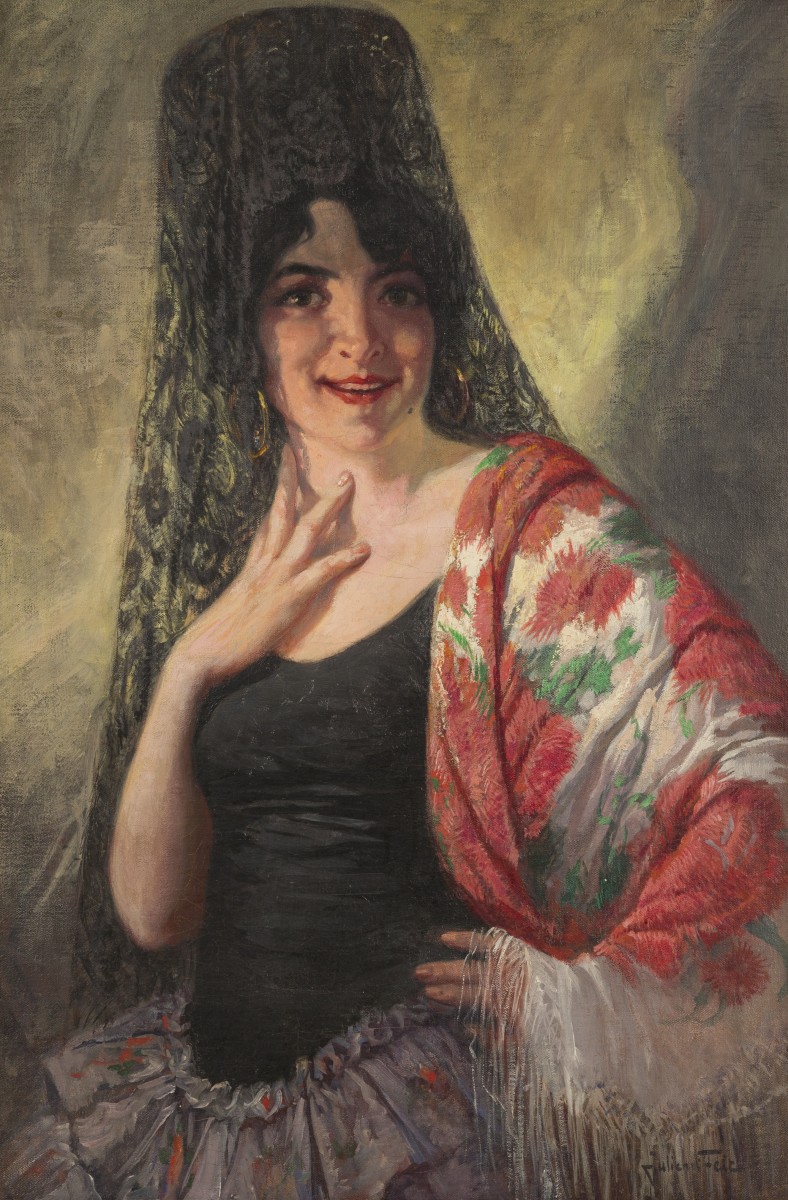 Julien 't Felt, Portret van een Spaanse schone.