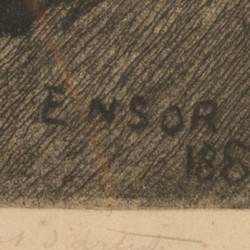 d'Après James Ensor, Le Lampiste.
