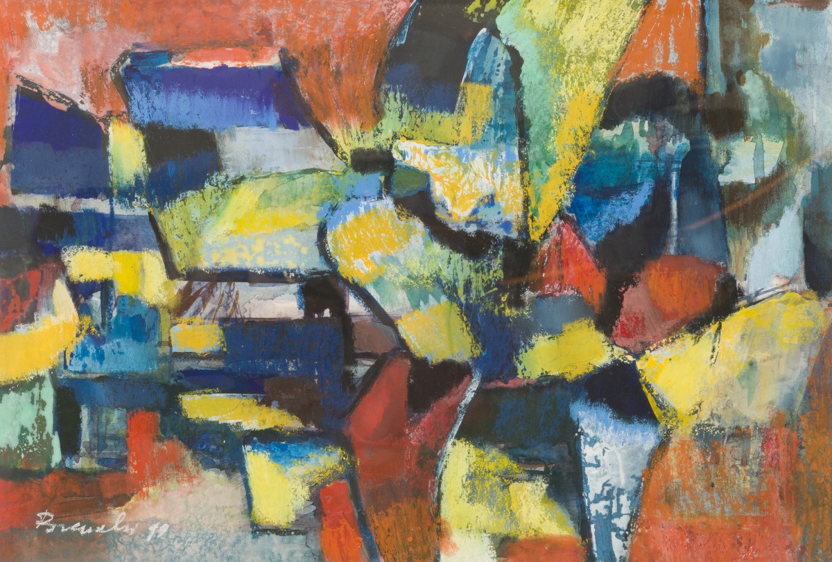 Hollandse School, 20e eeuw. Abstract.