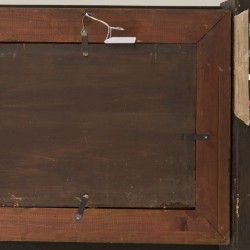 Hollandse School, 19e/20e eeuw. Platbodems en een molen aan de waterkant.