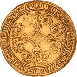 Gouden Pieter. Brabant. Leuven. Johanna en Wenceclaus. Z.j. (1355 - 1383). Prachtig +.