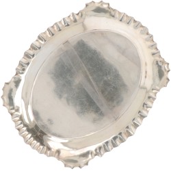 Dienblad zilver.