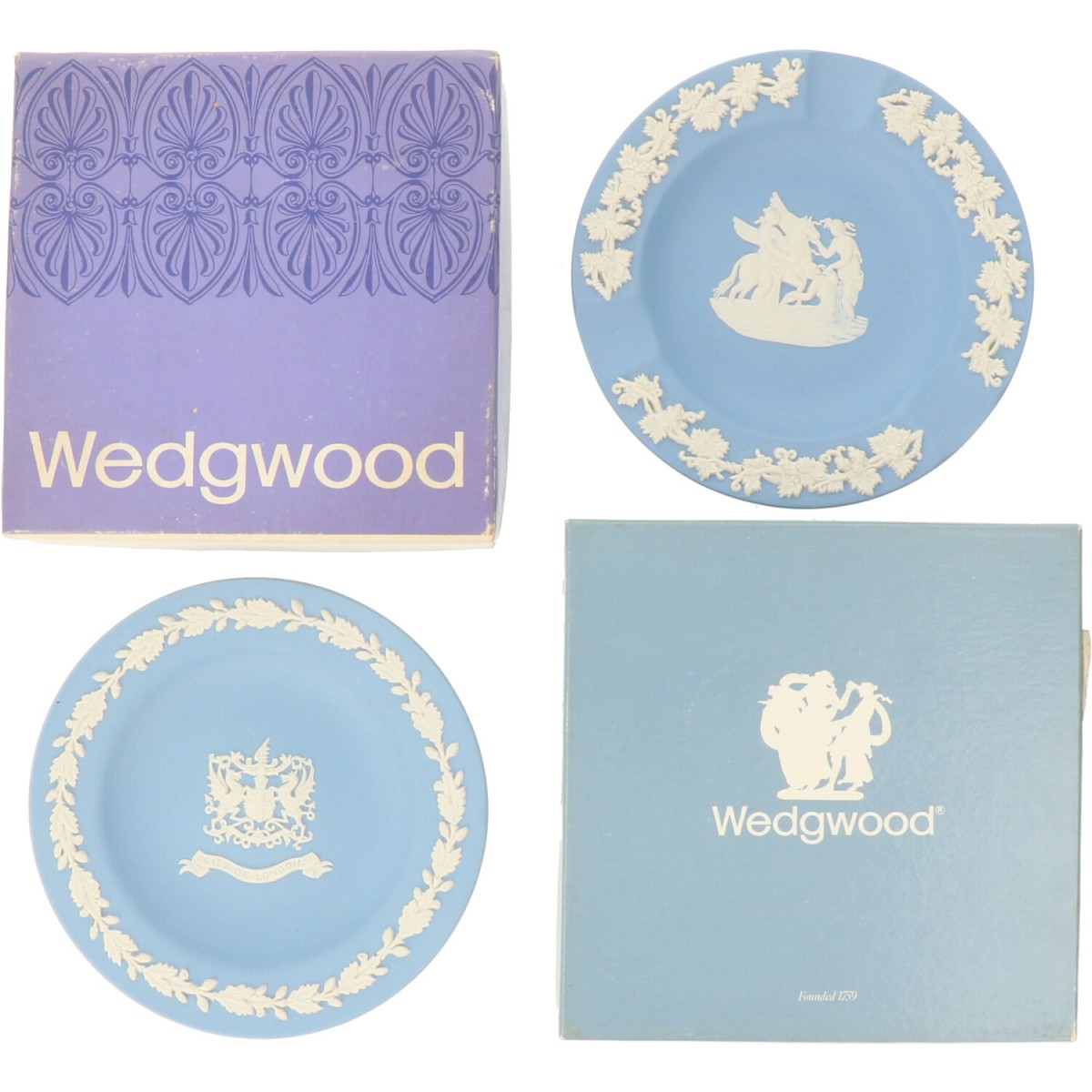 Een lot van (2) Wedgwood schaaltjes. Engeland, eind 20e eeuw.