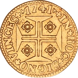 Portugal. Joao V. 1000 Reis. 1745.