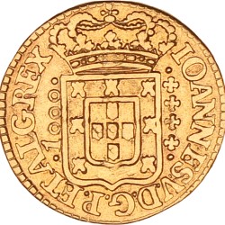 Portugal. Joao V. 1000 Reis. 1745.