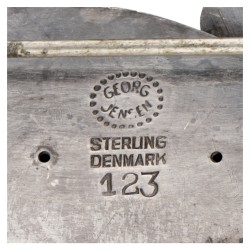Sterling zilveren no.123 'Dove' broche door Deense designer Georg Jensen.